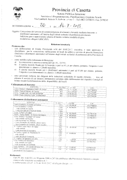 Determinazione - Provincia di Caserta