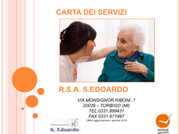 carta servizi - RSA Sant`Edoardo Turbigo