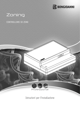 Manuale Zoning - Bongioanni Caldaie