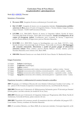 Curriculum Vitae e Bibliografia in formato PDF