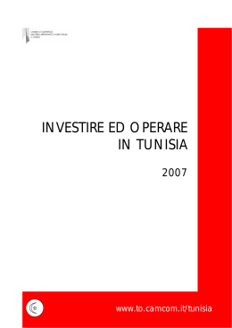 investire ed operare in tunisia