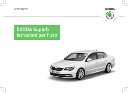 &Scaron;KODA Superb Istruzioni per l`uso