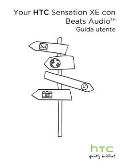 Your HTC Sensation XE con Beats Audio™