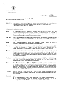 Delibera del 26 Luglio 2011, N.514