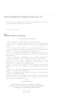D.P.R. N. 445/2000