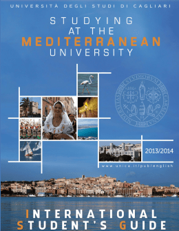 Universit&agrave; degli Studi di Cagliari