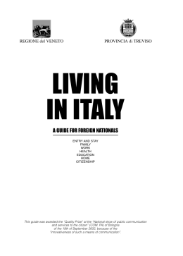 living in italy - Comune di Montebelluna
