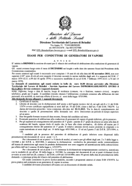 Direzione Territoriale del Lavoro di Brindisi