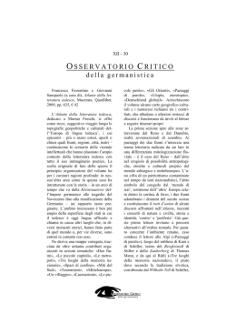 osservatorio critico
