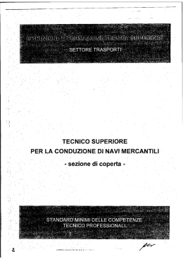 Sezione di coperta - archivio dell`area Istruzione