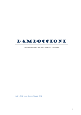 bamboccioni - Commedie Teatrali Italiane