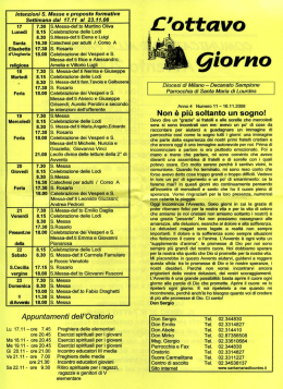 16 novembre 2008 - Parrocchia Santa maria di Lourdes