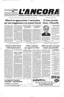 Numero 02 - L`ANCORA edicola