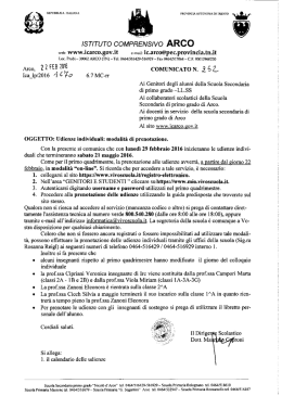 Udienze individuali 2 Quadrimestre