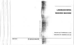 LAVABIANCHERIA WASHING MACHINE