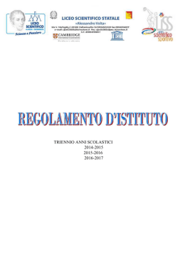 scarica il documento - Liceo Scientifico Volta