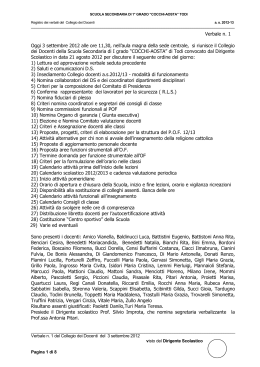 verbale del collegio docenti del 03/09/2012 n° 1