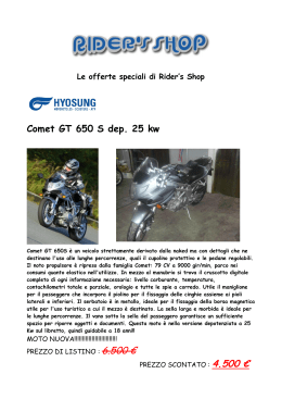 Comet GT 650 S dep. 25 kw