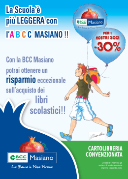 Scuola 2015 - BCC Masiano