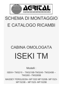 Manuale Iseki TM / MF 1520-1525-1526