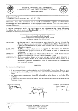 Deliberazione n. 811 del 12.10.2012