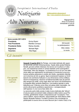 NOTIZIARIO n.3(annoVI) - soroptimist