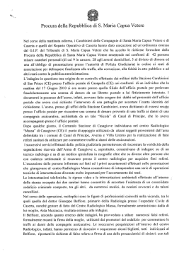 Comunicato stampa del 10 Luglio 2012