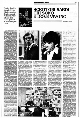 Gin io Angioni Sergio Atzeni - Regione Autonoma della Sardegna