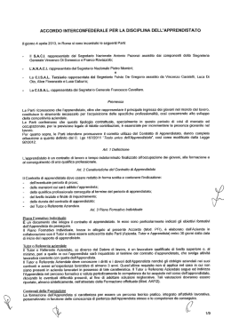 accordo interconfederale apprendistato