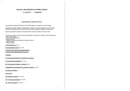 SCUOLA SECONDARIA DI PRIMO GRADO &ldquo; A. VOLTA &ldquo;