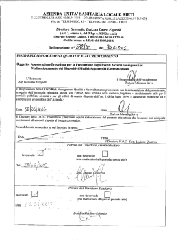 Delibera 592/D.G. del 30/06/2015