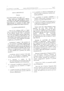 Delibera della Giunta Regionale n. 61 del 30/01/2006