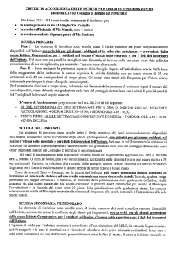 pdf criteri 2015.2016 - Istituto Comprensivo Alessandro Magno