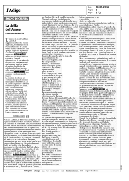 l`Adige - Movimento dei Focolari