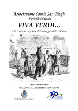 viva verdi&hellip; - Corale San Biagio di Rivoltella