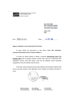 Verbale equipollenze - 09 settembre 2013