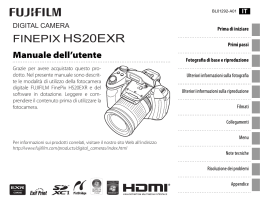 Manuale FujiFilm Finepix HS 20 EXR