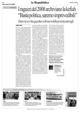 la Repubblica - Sistema universitario pisano