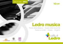 Ledro musica - Ledro In Musica
