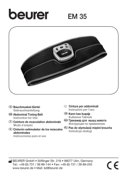 (0) 731 / 39 89-144 • Fax: +49 (0) 731 / 39 89-255 www.be
