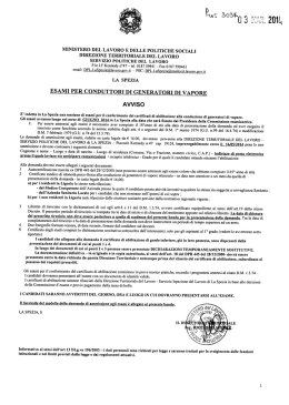 DIREZIONE TERRITORIALE DEL LAVORO