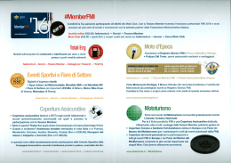 tutti i vantaggi per i tesserati Fmi 2016