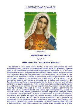 l`imitazione di maria