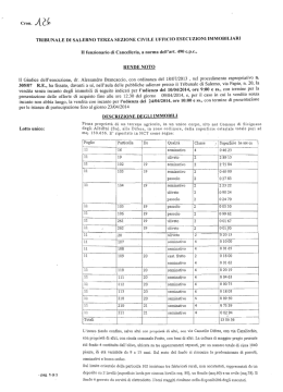 Senza titolo - Aste Giudiziarie Salerno