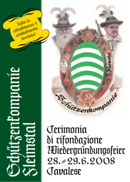 Sc&uuml;tzenkompanie Fleim+tal