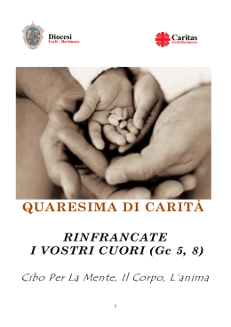 quaresima di carità - Parrocchia di Santa Caterina da Siena