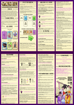 Page 1 @@@ @@ il di (III?) ` l`lD&euro;fl In Gang Up! ogni giocatore (3