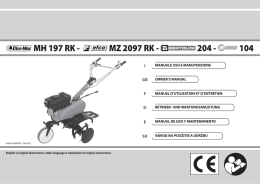 MH 197 RK - MZ 2097 RK - 204 - 104 - Oleo-Mac