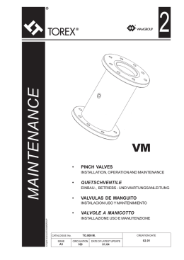 Manuale VM Torex