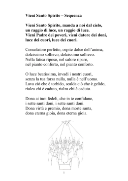 Vieni Santo Spirito &ndash; Sequenza Vieni Santo Spirito